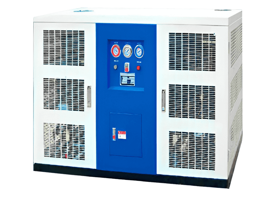 air dryer, tank, flow meter and related equipment